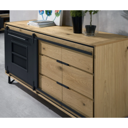 ENFILADE 3 PORTES - 1 TIROIR 2.30M "COLLECTION SUNSET" (MEUBLES GIRARDEAU)901200